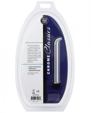 Etc Chrome Classics Metallic 7 Inches G Spot Vibe Silver