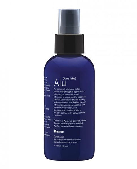 Dame Alu Aloe Based Lubricant 4 Fluid Ounces