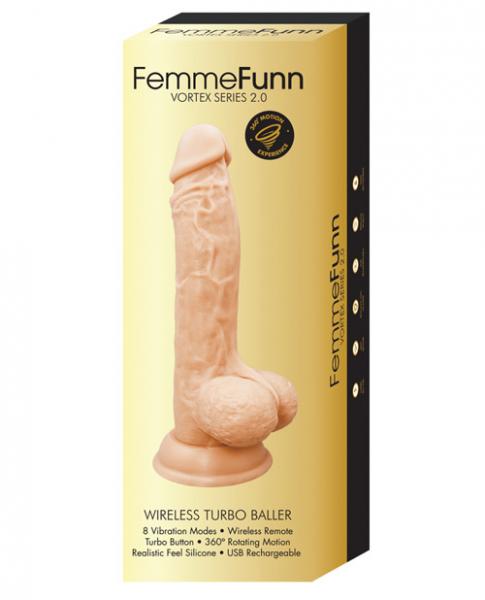 Femmefunn Wireless Turbo Baller 2.0 Beige Vibrator