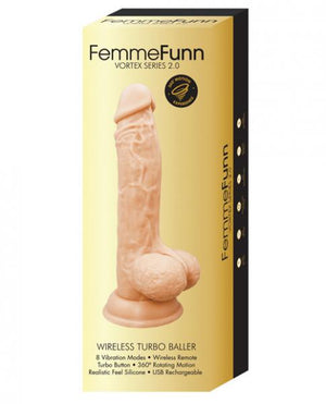 Femmefunn Wireless Turbo Baller 2.0 Beige Vibrator