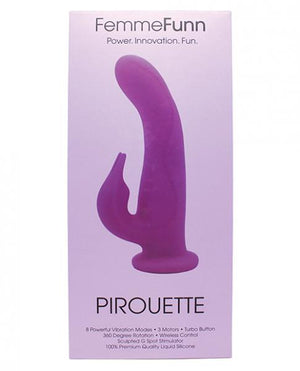 Femmefunn Pirouette Purple Rabbit Vibrator