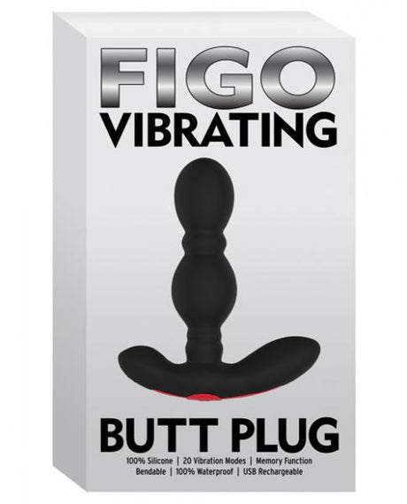 Femmefunn Figo Vibrating Butt Plug Black