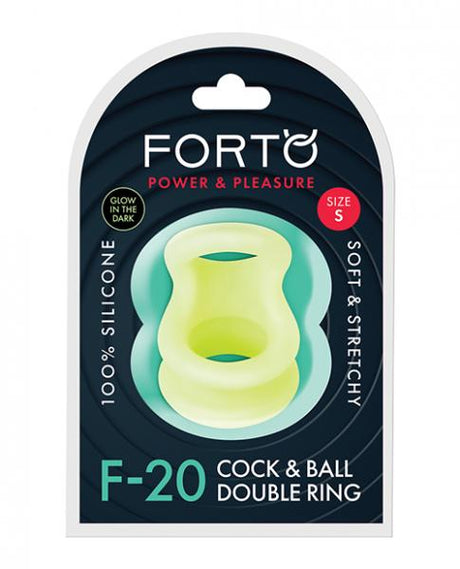 Forto F 20: Balls Stretcher Liquid Silicone 50/67 Mm Glow In The Dark