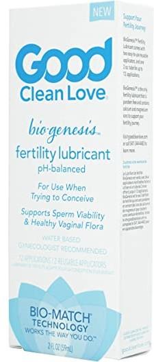 Good Clean Love Biogenesis Fertility Lubricant 2 Oz