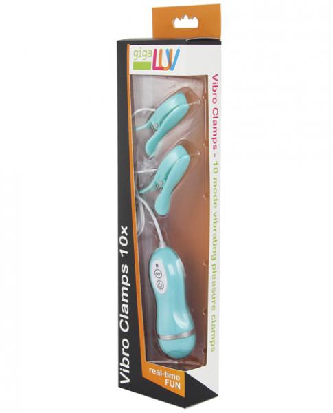 Gigaluv Vibro Clamps 10 Functions Tiffany Blue