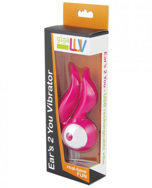 Gigaluv Ears 2 You Pink Clitoral Vibrator