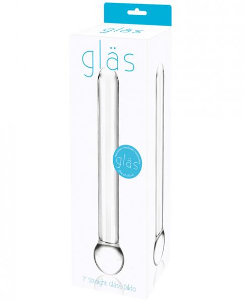Glas 7 Inches Straight Glass Dildo Clear