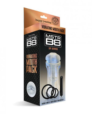 Mstr B8 Vibrating Mouth Ass Pack Kit Of 5 Clear