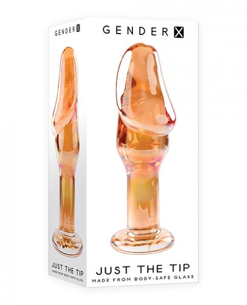 Gender X Just The Tip Glass Plug Multi Color