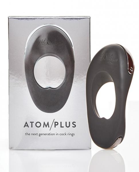 Hot Octopuss Atom Plus Black Vibrating Cock Ring