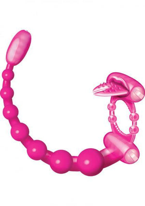 Super Xtreme Vibrating Scorpion Silicone C Ring Waterproof Magenta