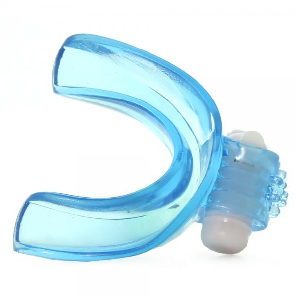 Tongue Star Vibe With 10ml Liquor Lube Pillow Blue