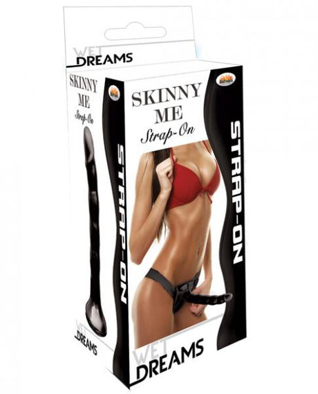 Skinny Me 7 Inches Dildo Strap On Harness Black