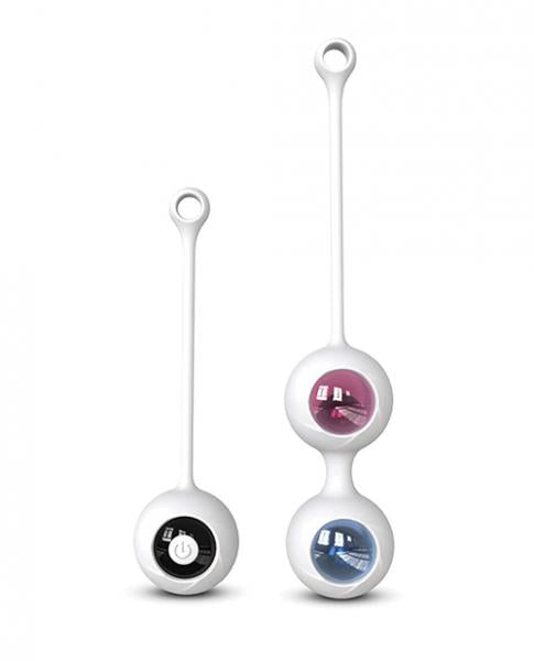 Freezer Ben Wa Ball Remote Control Kegel Ball Exercises Set White