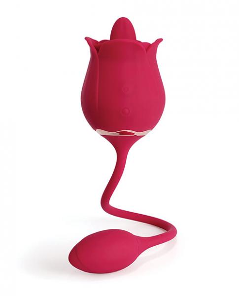 Fiona Clit Licking Rose & Vibrating Egg Red
