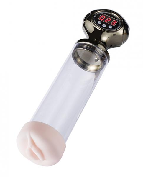 Pipe Male Masturbation Cup Penis Enlargement Pump Clear