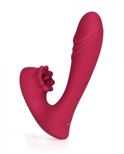 Lacy G Spot Vibrator W/Tongue Licker