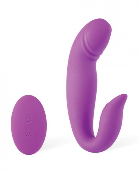 Dolphin Rolling G Spot Vibrator & Clit Stimulator Purple