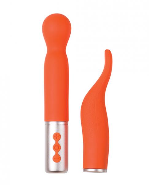 The Naughty Collection Interchangeable Heads Vibrator Coral Bundle
