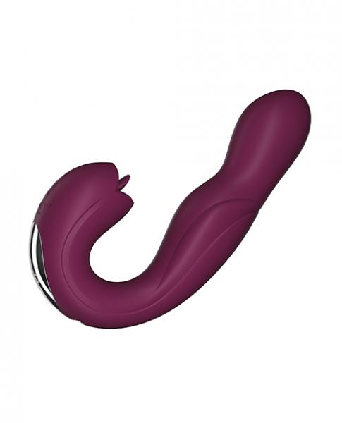 Joi Rotating Head G Spot Vibrator & Clit Licker Purple