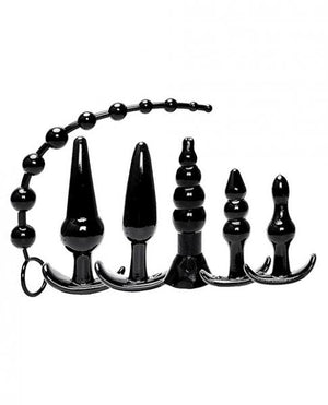 Try Curious Anal Plug Kit Black