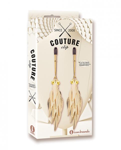 Couture Clips Luxury Nipple Clamps Golden Harvest