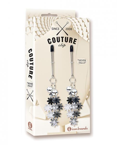 Couture Clips Luxury Nipple Clamps Silver Falls