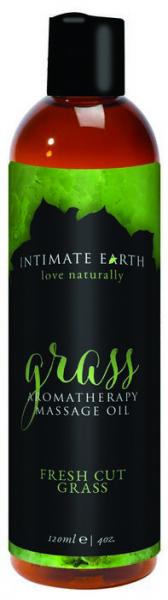 Intimate Earth Grass Massage Oil 4 Fluid Ounces