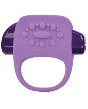 Key Halo Silicone Vibrating Ring Waterproof Purple