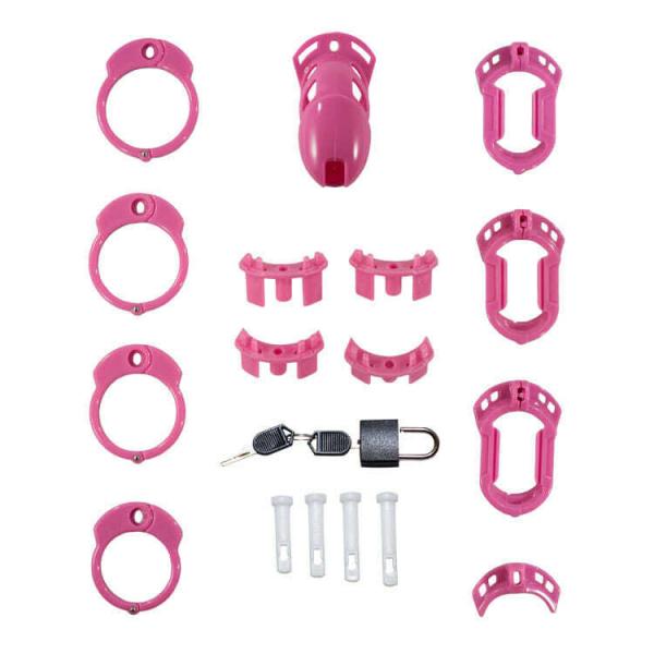 Locked In Lust The Vice Standard Pink Chastity Device