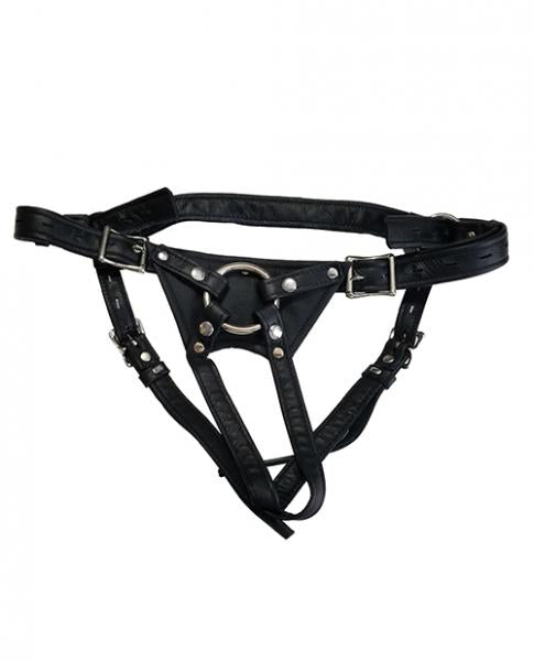 Locked In Lust Crotch Rocket Strap On Large Black