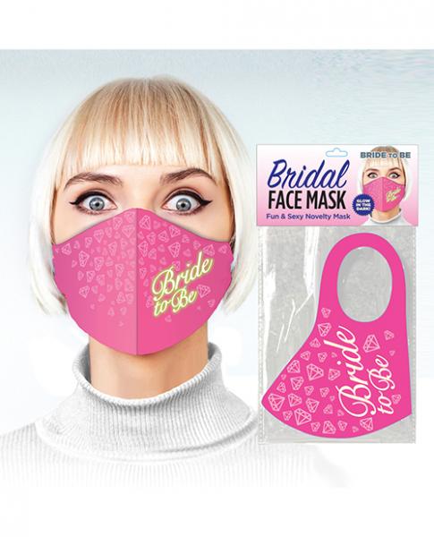 Bride To Be Face Mask Pink