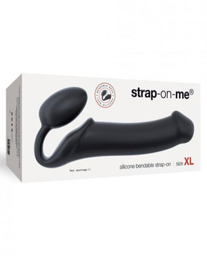 Strap On Me Silicone Bendable Strapless Strap On Xl Black