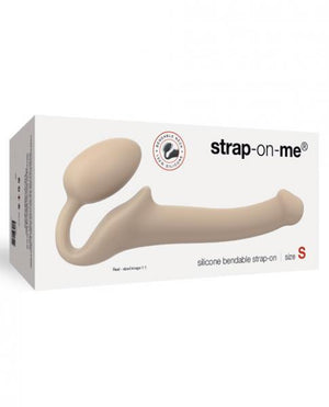 Strap On Me Bendable Strapless Strap On Small Beige
