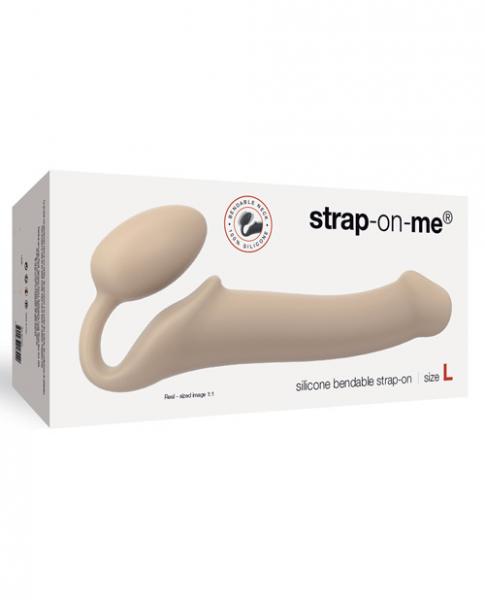 Strap On Me Bendable Strapless Strap On Large Beige