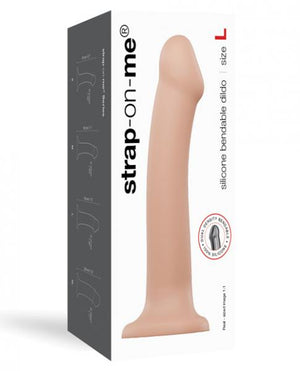 Strap On Me Silicone Bendable Dildo Large Beige