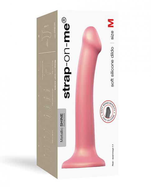 Strap On Me Flexible Dildo Metallic Rose