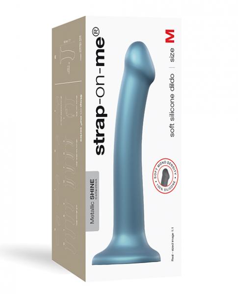 Strap On Me Flexible Dildo Metallic Blue