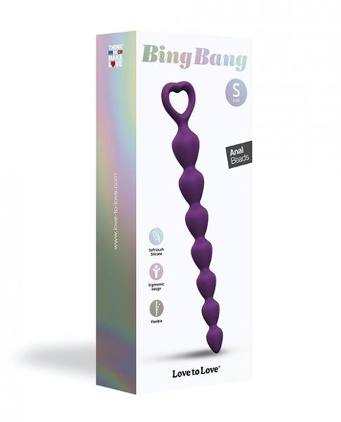Love To Love Bing Bang Anal Beads Violet Small