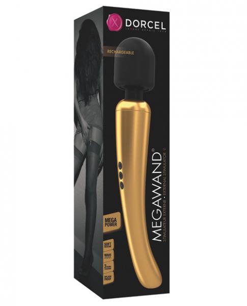 Dorcel Megawand Rechargeable Wand Black Gold