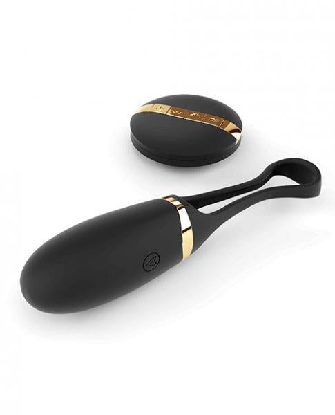 Dorcel Secret Delight Voice Control Egg Vibrator Black Gold