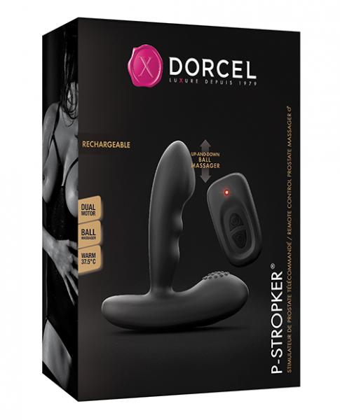 Dorcel P Stroker Moving Bead Prostate Massager Black