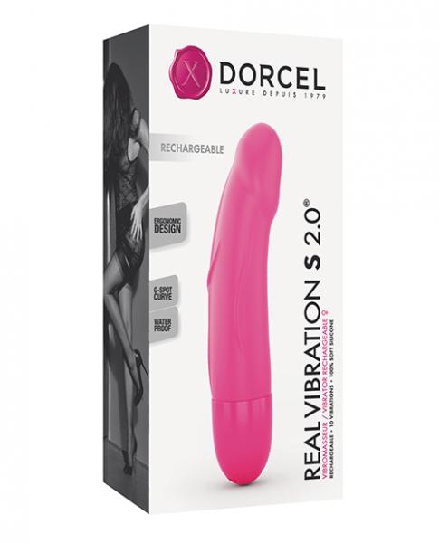 Dorcel Real Vibrator S 6" Rechargeable Vibrator Pink