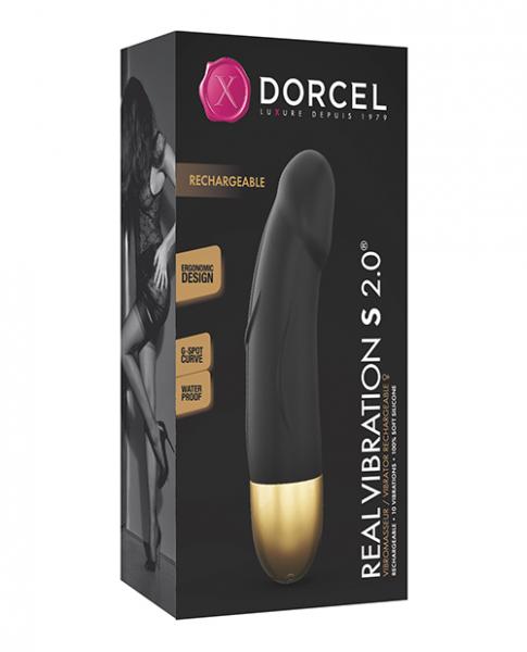Dorcel Real Vibration S 6" Rechargeable Vibrator 2.0 Gold