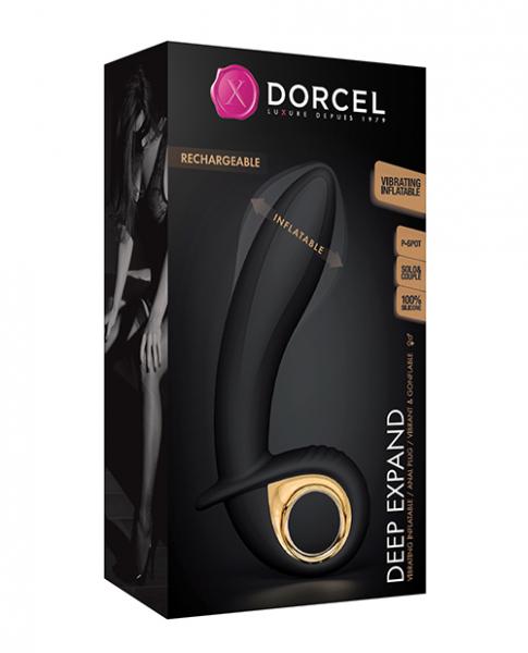 Dorcel Deep Expand Inflatable Vibrator Black/Gold