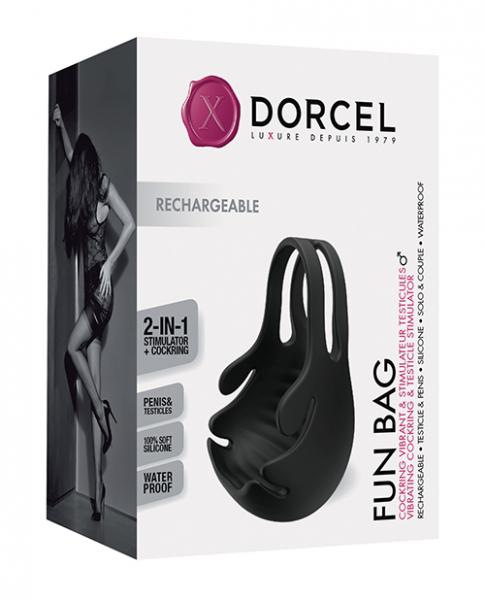 Dorcel Fun Bag Testicle Vibrator Black