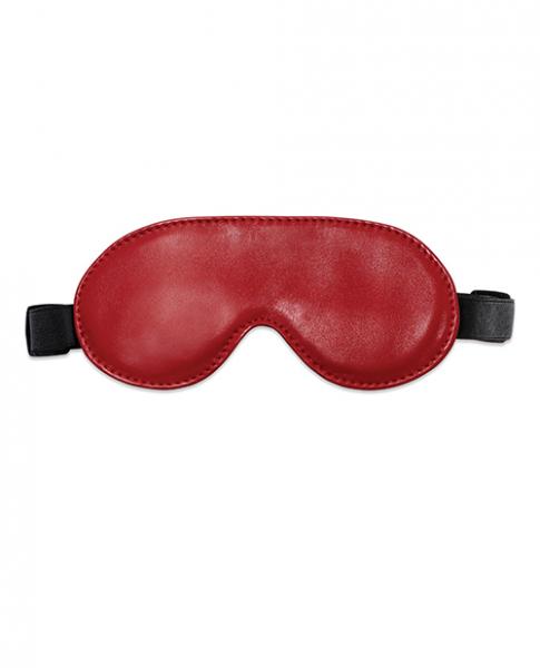 Sultra Leather Blindfold Red