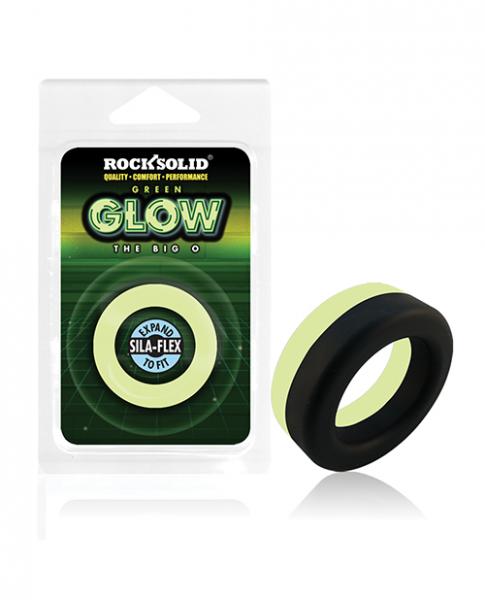 Rock Solid Glow In The Dark Big O Ring Black/Green