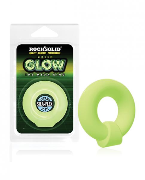 Rock Solid Glow In The Dark Mega Ring Green