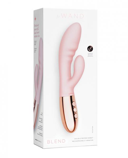 Le Wand Blend Double Motor Rabbit Rechargeable Vibrator Rose Gold